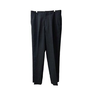 Vintage Huntington Pants Pants Size 38 Black Wool Straight Leg Made in The USA